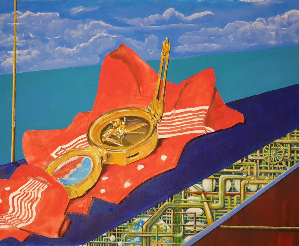 Kompass und Halstuch